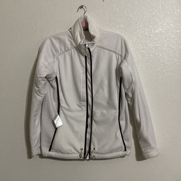 COLUMBIA Women’s Reversible Full Zip Ivory Jacket Size L - Picture 6 of 8